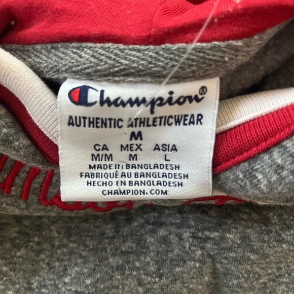 Champion Gray Alabama Crimson Tide women’s medium hoodie embroidered college - Picture 5 of 12